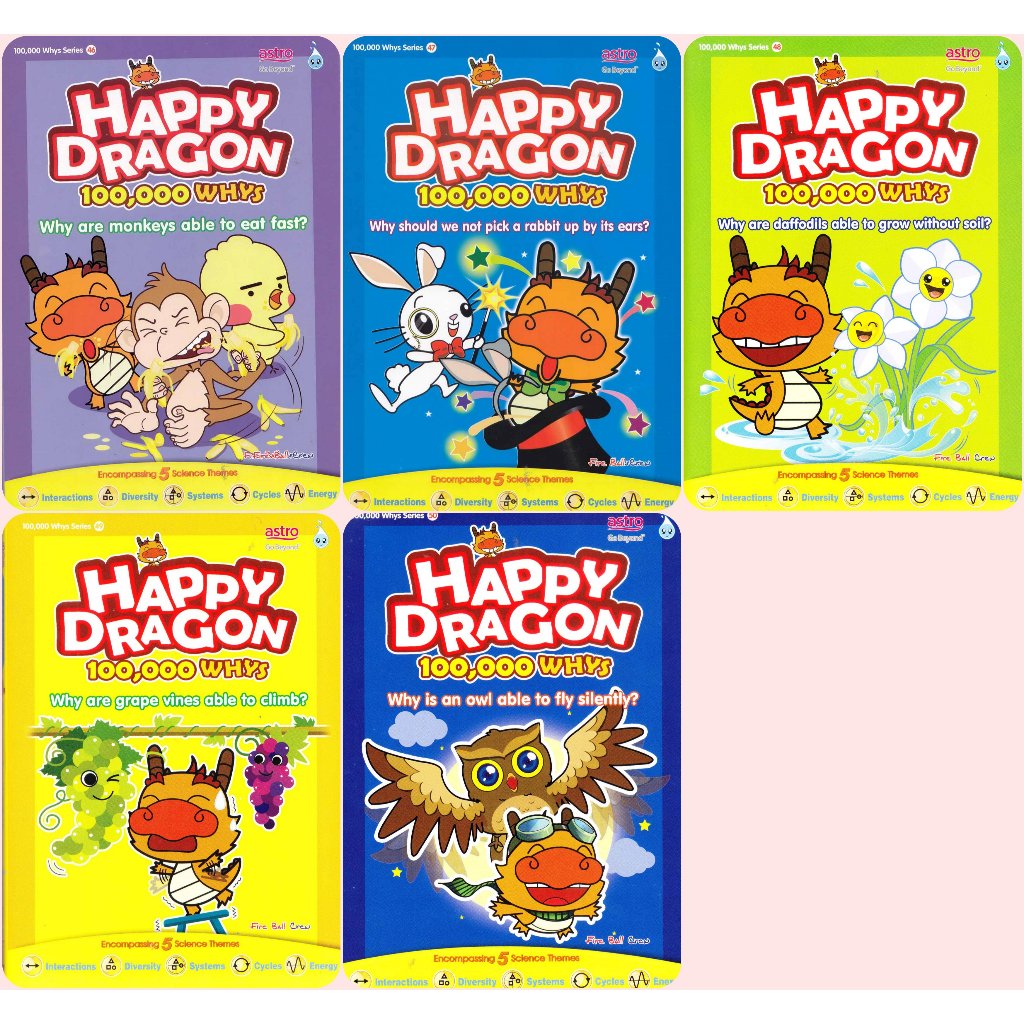 Happy Dragon 100000 Whys English fr Young Scientist (5 books