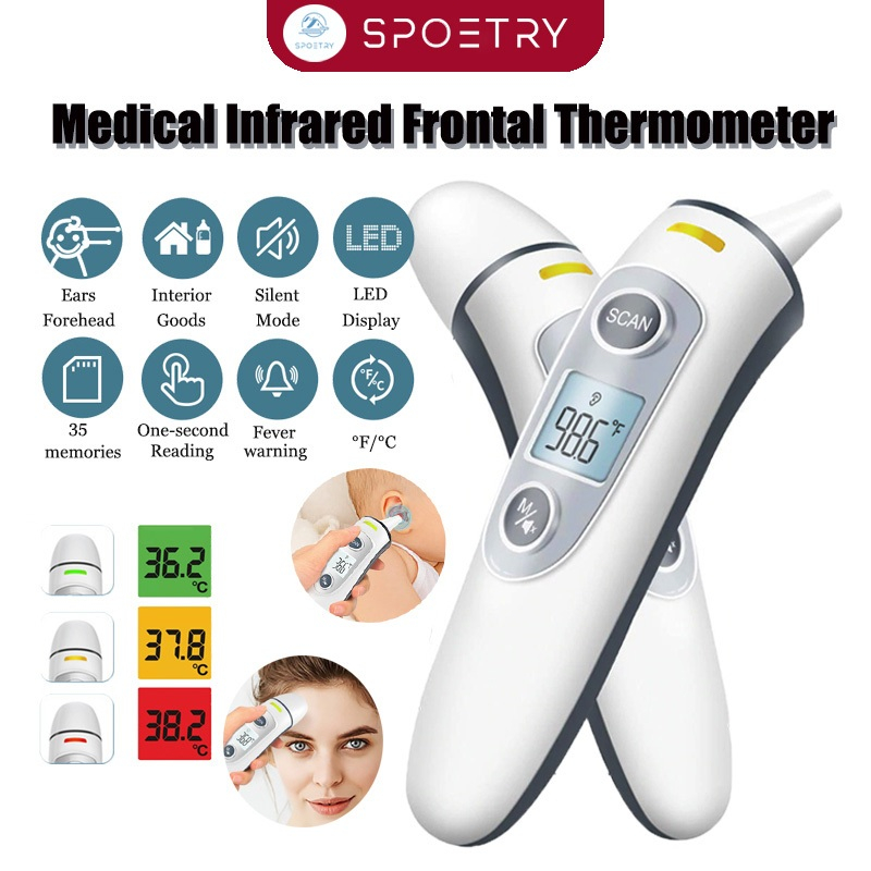 SG-Multi Function Infrared Forehead Thermometer+Ear Infrared Shooter ...