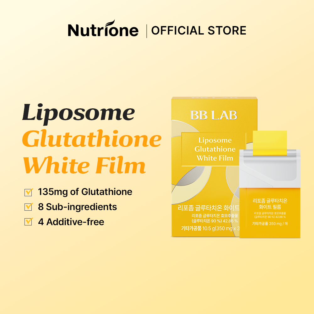 bb lab glutathione white film Collagen 30 Packs (30-day supply) NUTRIONE BB LAB Liposome Glutathione