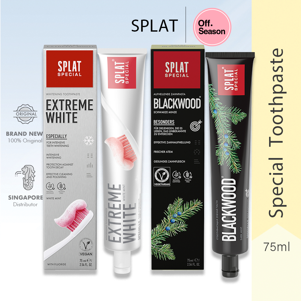 SPLAT Special Series Premium Toothpaste - Extreme Whitening & Gum Care ...