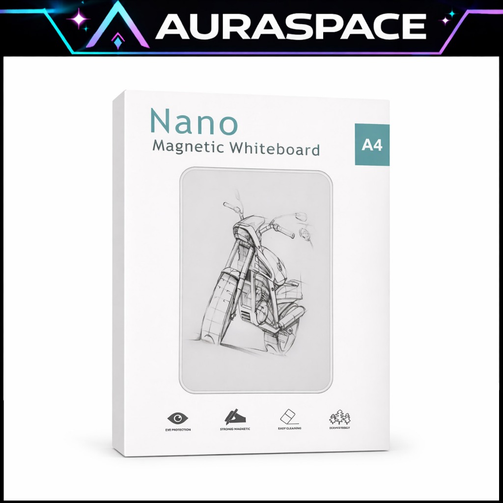 Magnetic LCD Ink Writing Tablet A4 Realistic Ink Pen Feel AuraSpace ...