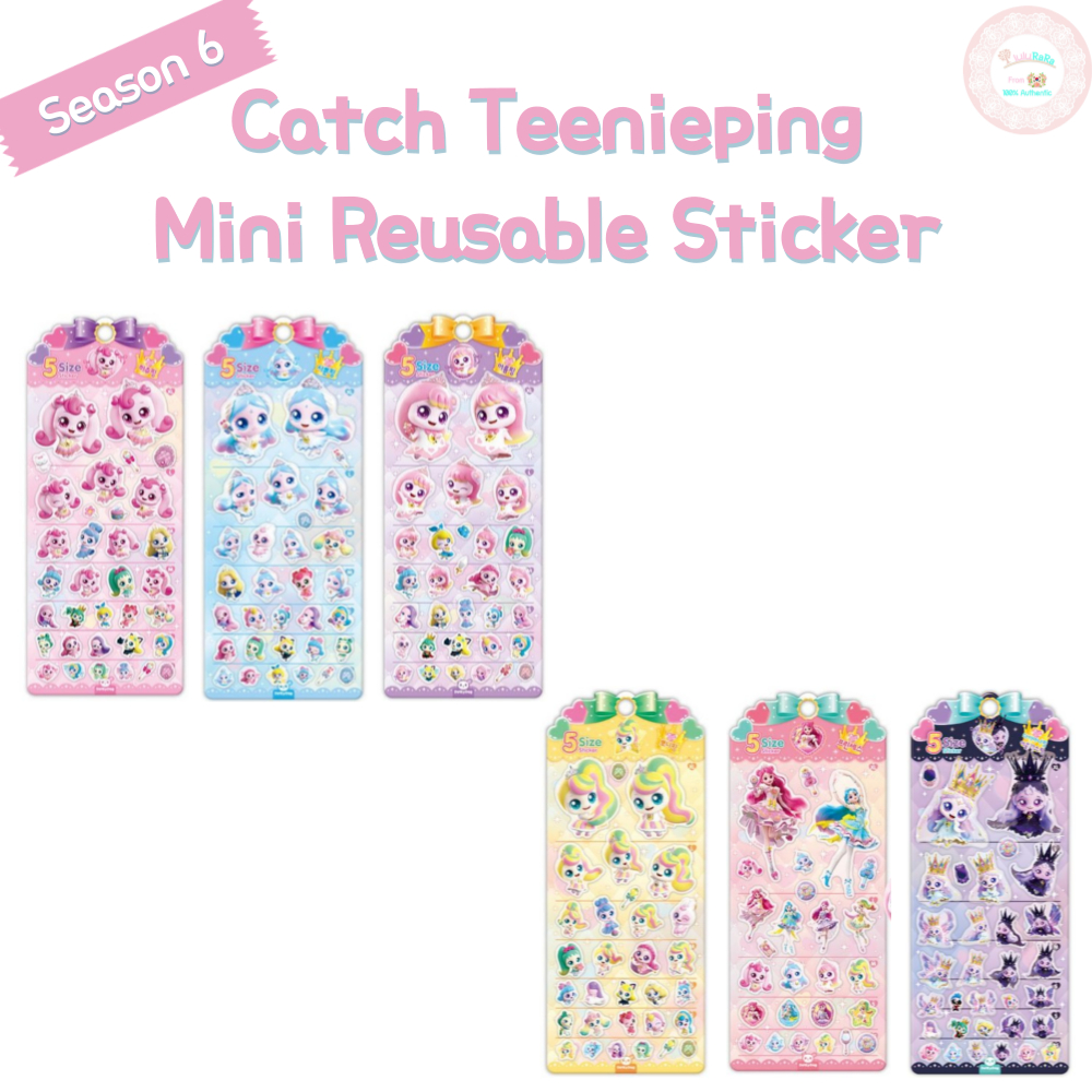 Season 6 Princess Catch Teenieping Sticker Teenieping Reusable Stickers ...