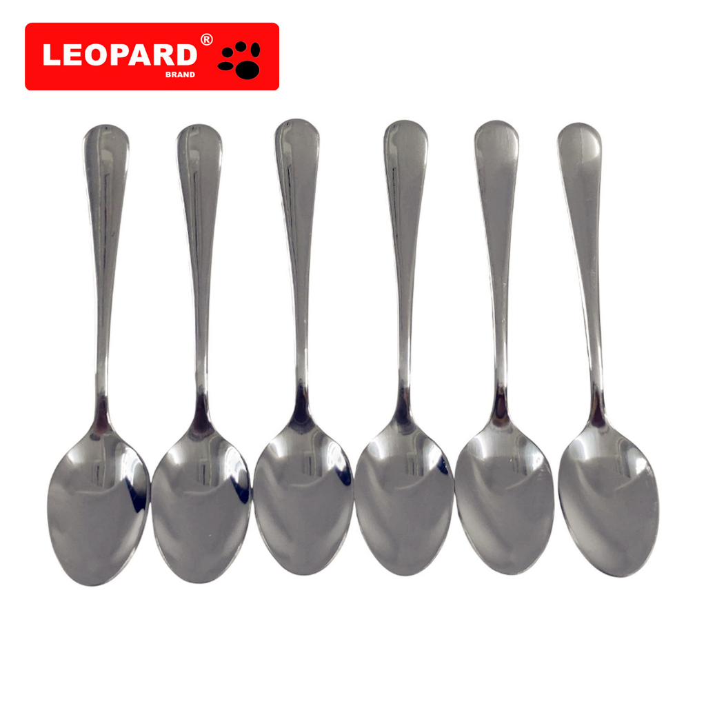Leopard Stainless Steel Spoon, Tea Spoon & Fork (Bundle of 6) | Shopee ...