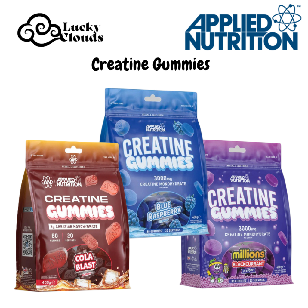 Applied Nutrition Creatine Gummies 3000mg (80gummies|20 Servings ...