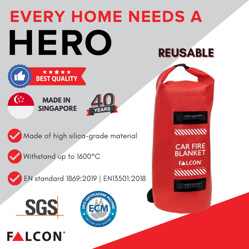 Falcon Car Fire Blanket Falcon X/ Falcon Xtreme [made from high ...