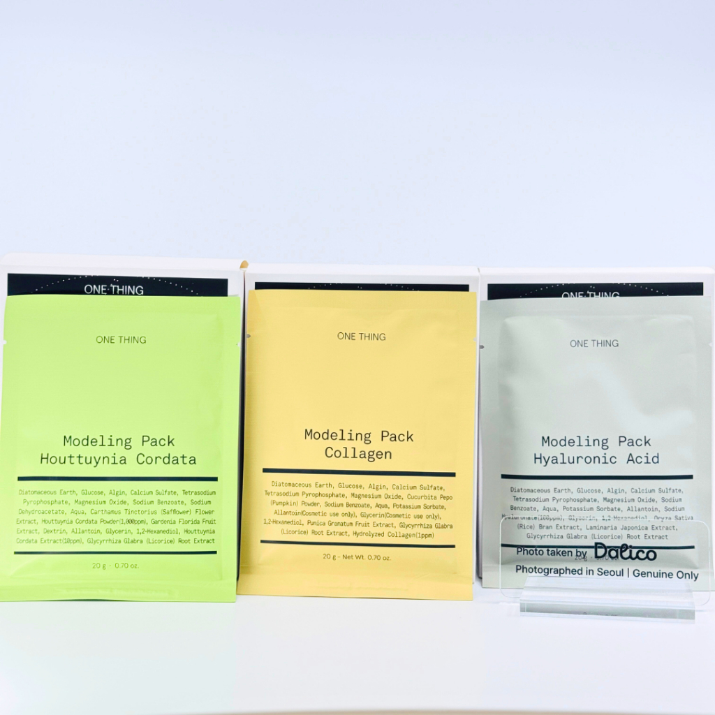 ONE-THING Modeling Pack 20g (Houttuynia Cordata / Hyaluronic / Collagen ...