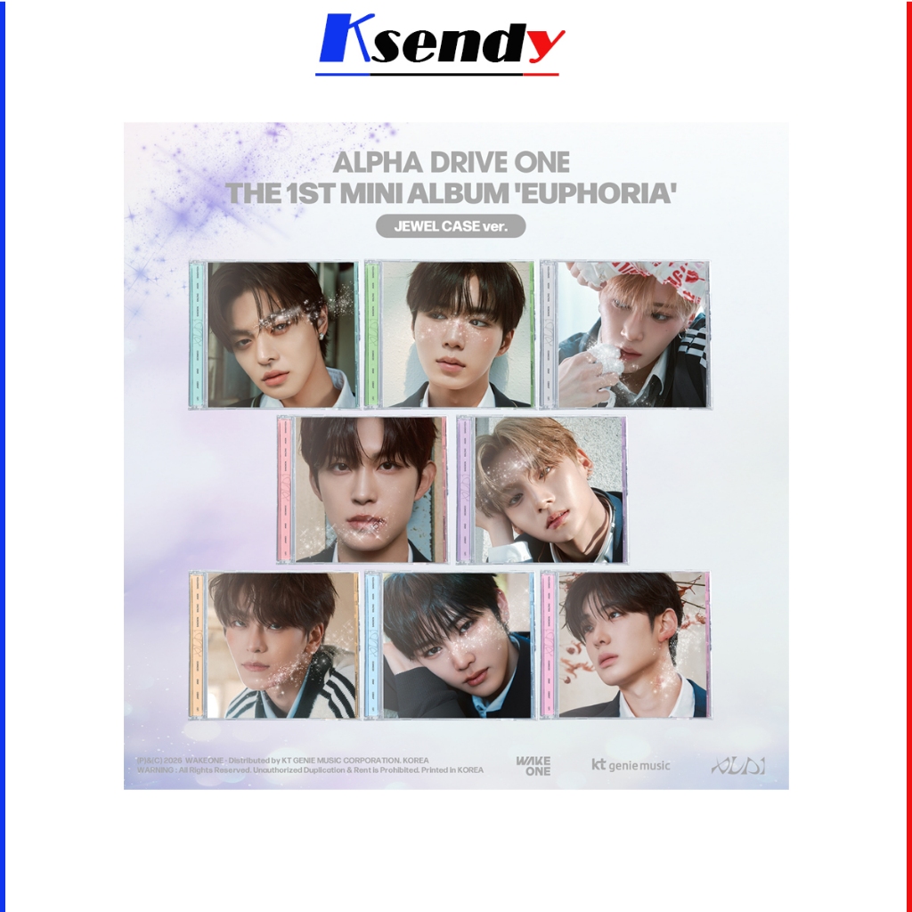 ALPHA DRIVE ONE 1st Mini Album [ EUPHORIA ] JEWEL CASE ver.( 8ea
