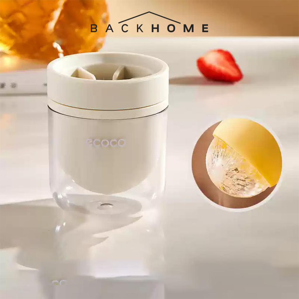 ECOCO Snowflake Ice Cube Mold White 雪花冰块模具 - ecoco large ice ball mold ...