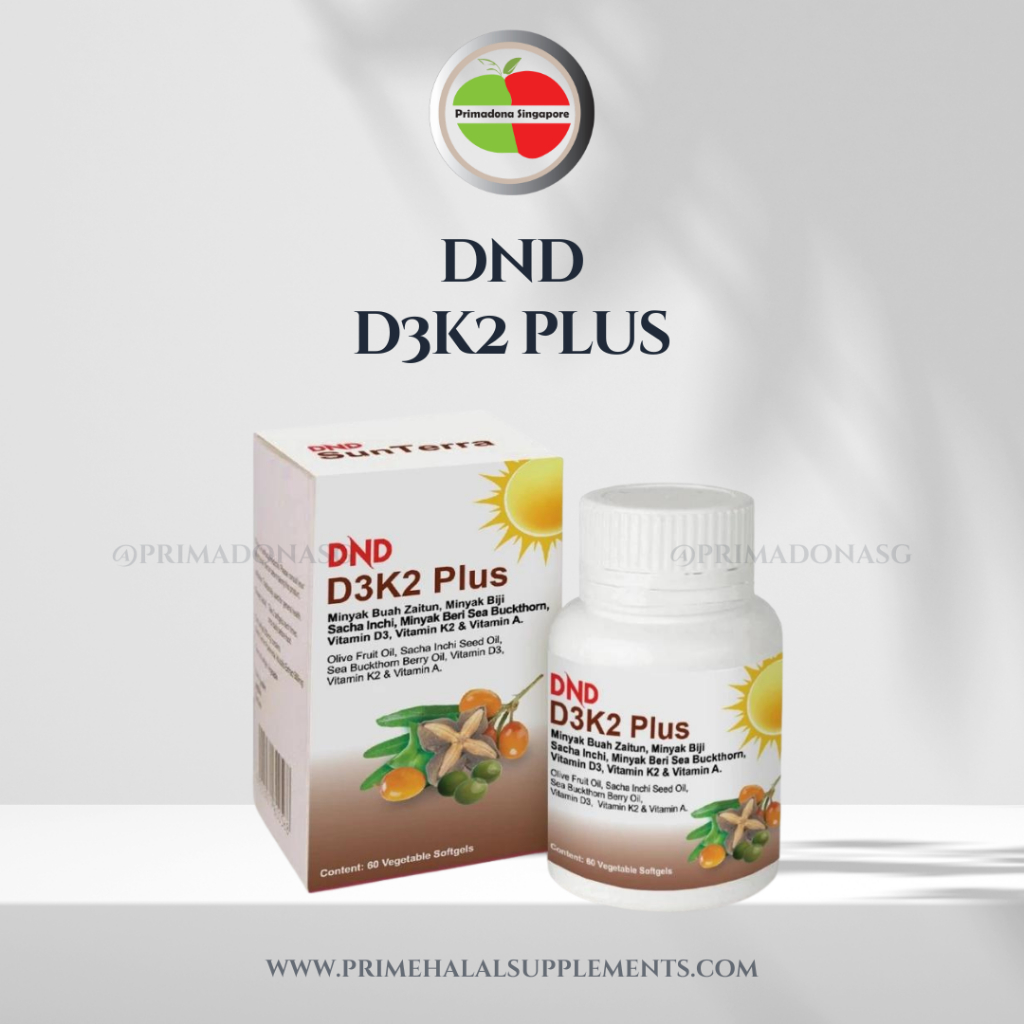 DND D3K2 Plus (D3K2 + OMEGA 3,6,7 & 9) | Shopee Singapore