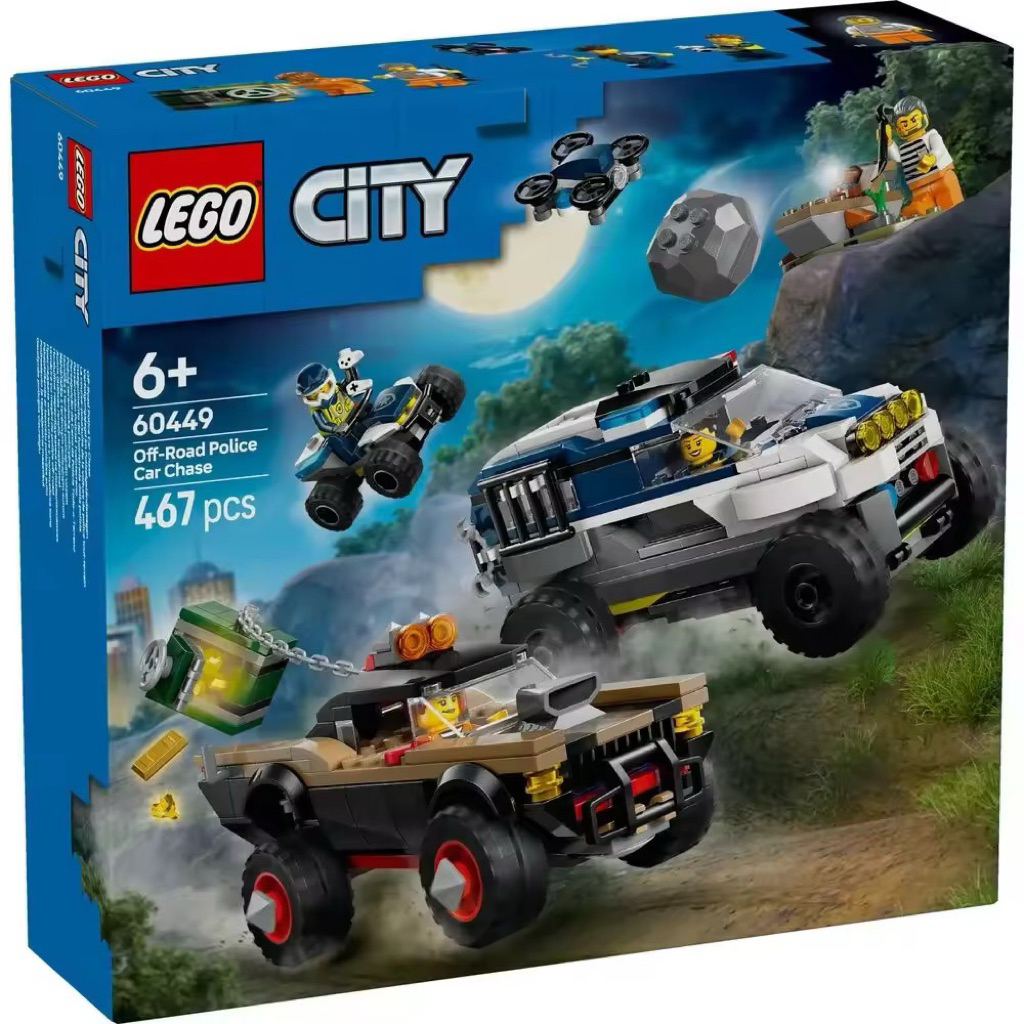 LEGO City 60449 Off-Road Police Car Chase | Shopee Singapore