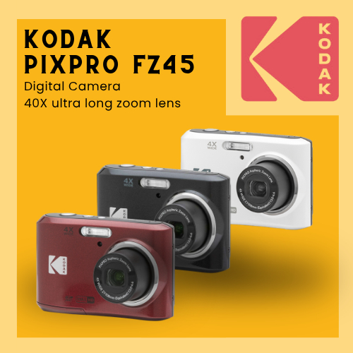 Kodak Pixpro FZ45 Digital Camera (New Colour Arrival) | Shopee