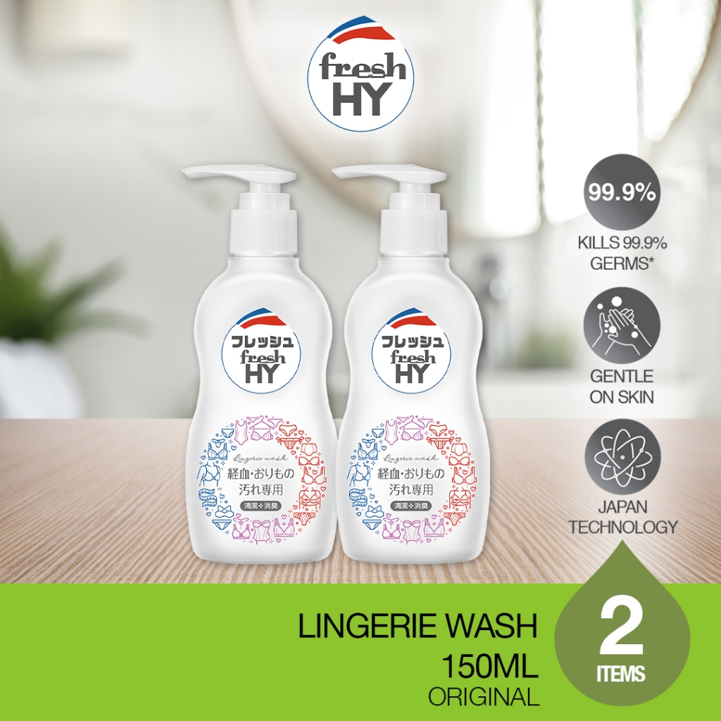[Buy 1 Free 1] Fresh HY Lingerie Detergent 150ml x 2 Bottles | Shopee ...