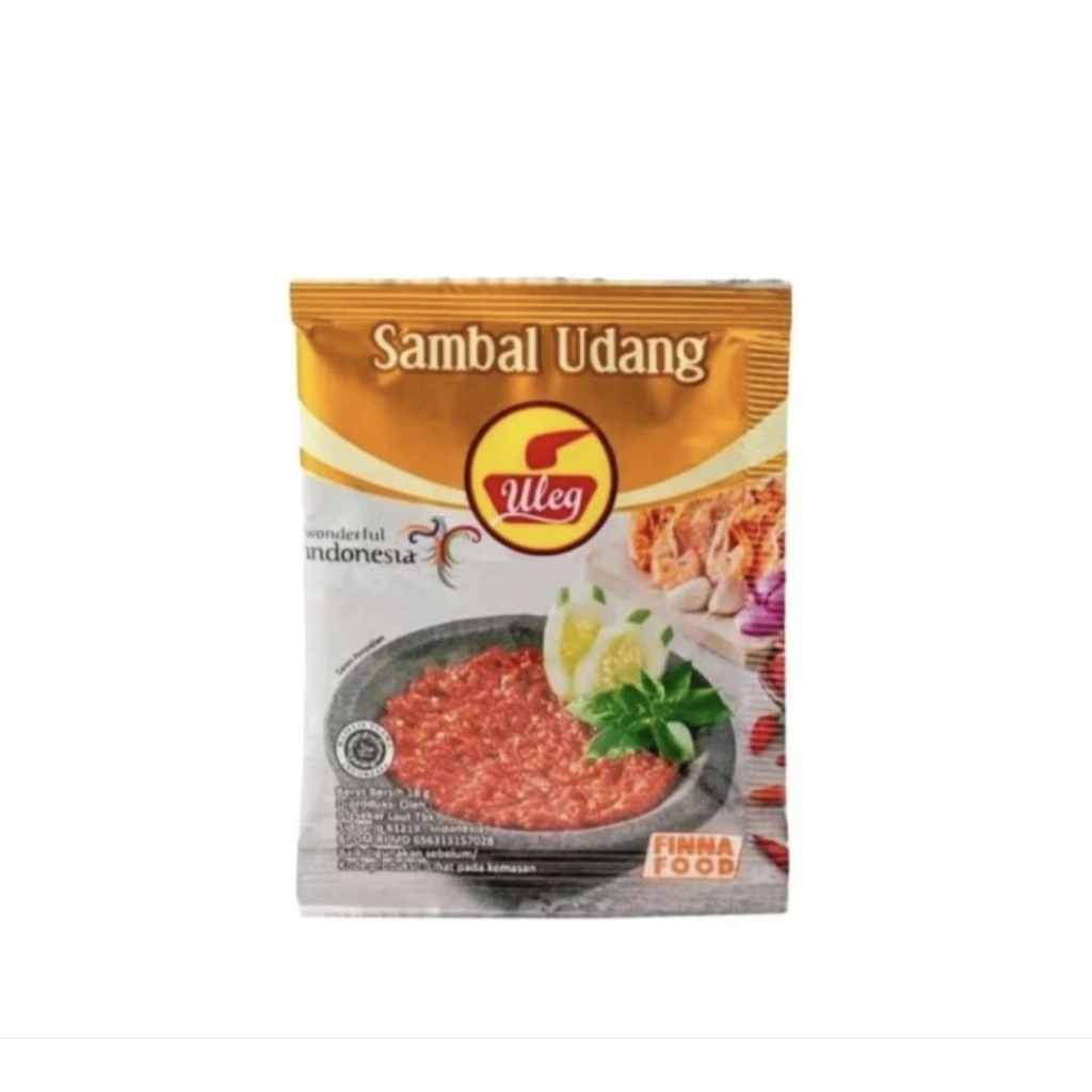 SACHET)ULEG SAMBAL TERASI / ULEG SAMBAL IJO / ULEG SAMBAL BAWANG