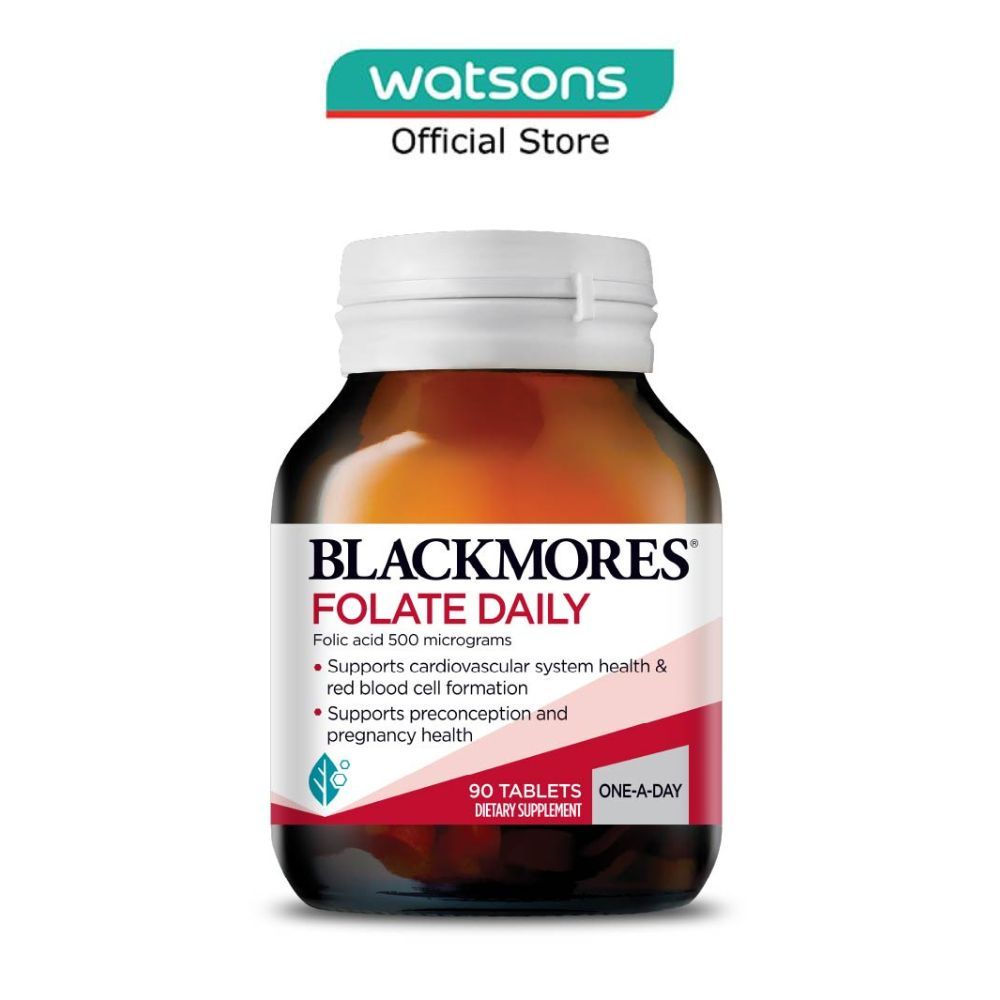 BLACKMORES Folate Daily Folic Acid Tablet 90s | Shopee Singapore
