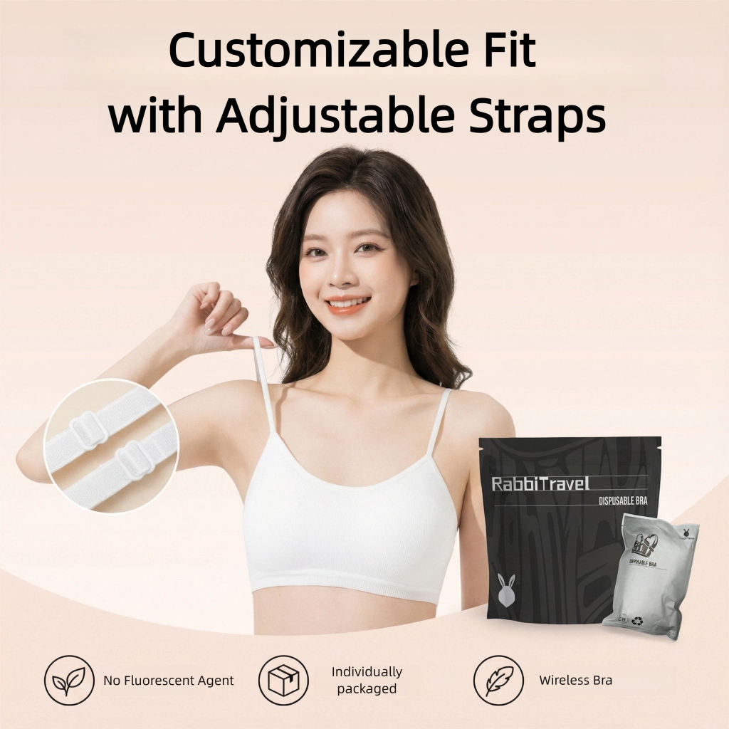 【New】Adjustable Disposable bra Individually Packed, Breathable ...