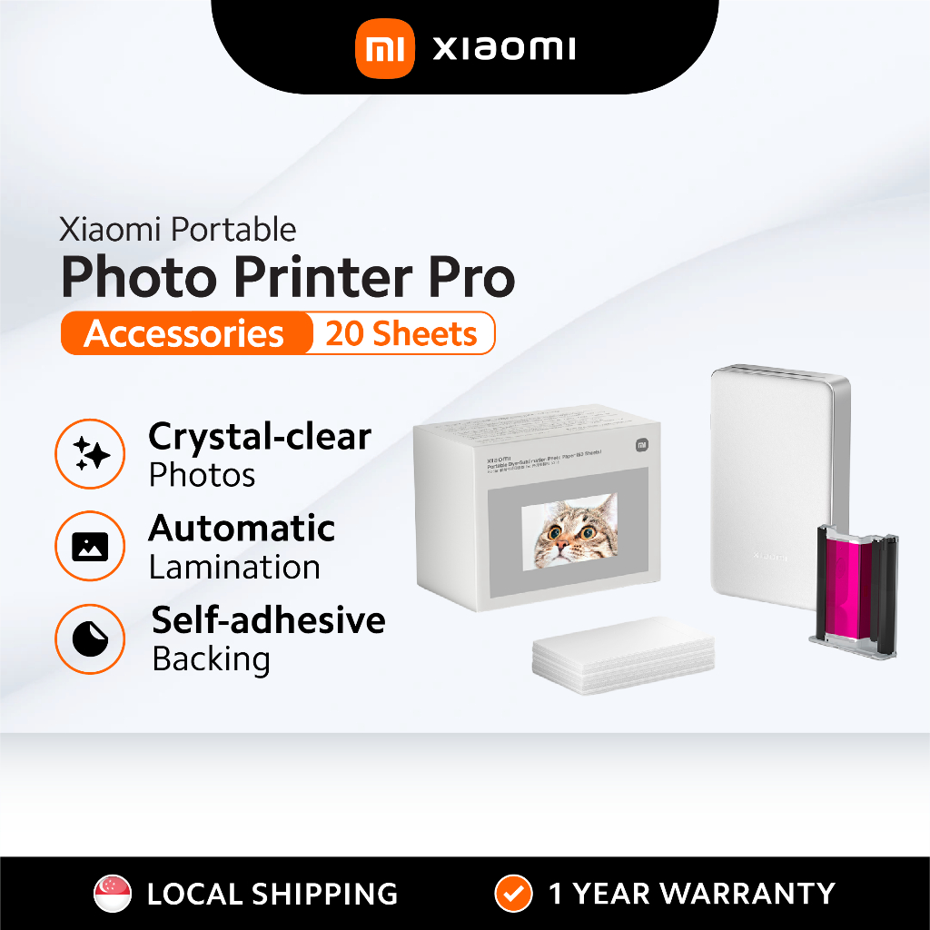Xiaomi Portable Photo Printer Pro Printer Paper | Dye-Sublimation Photo ...