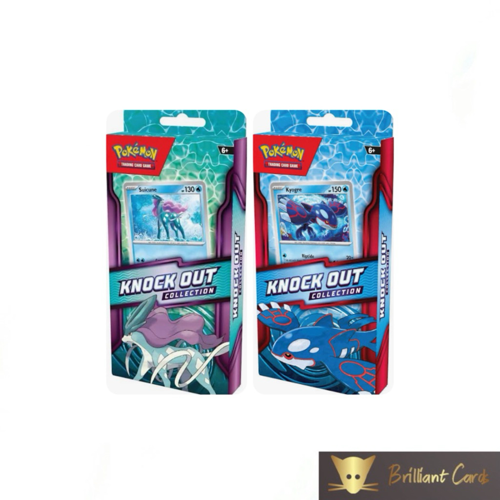 (Price for 2 Boxes) Pokemon Knockout Collection / Kyogre / Suicune Box ...
