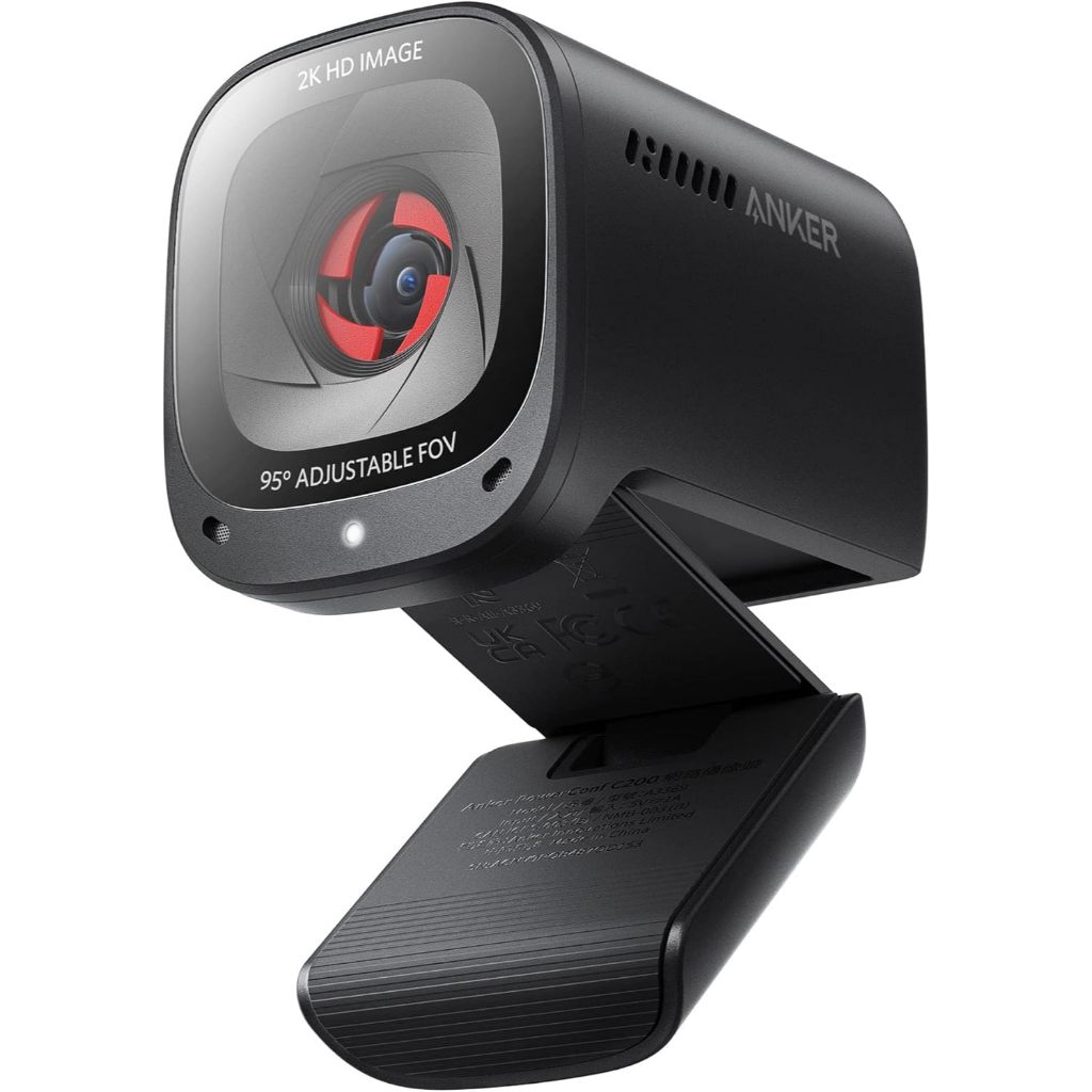 Anker PowerConf C200 2K Webcam – Auto Focus, Noise Reduction, Privacy ...