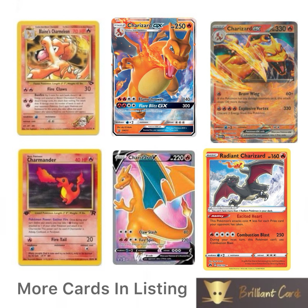 charmander charmeleon and charizard pokemon card 010/078 - Go - Foil - Evolution Lot Colorless Scorching Fire (150) Discard a Fire Energy attached to this Pokmon Pokemon Charizard Charmander Charmeleon /