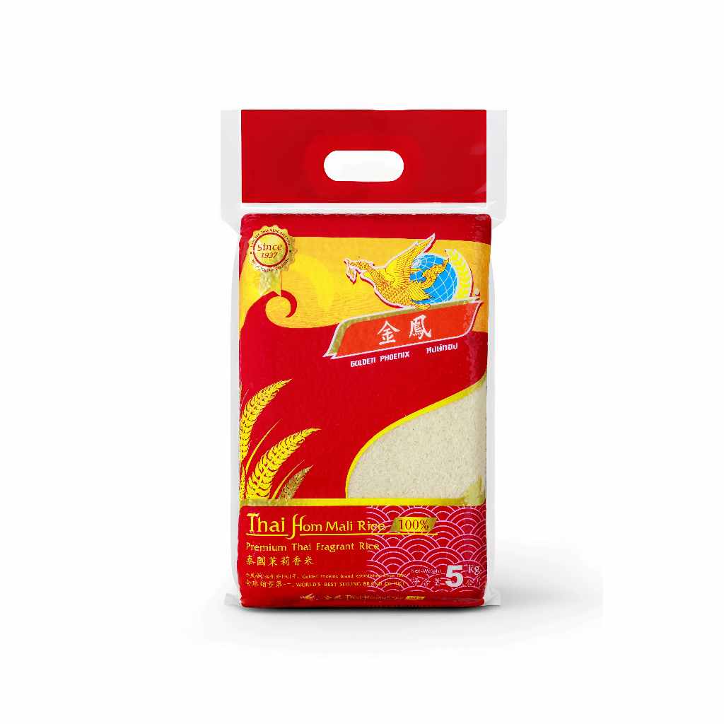 Golden Phoenix Premium Thai Hom Mali Fragrant Rice (Old Crop) 5kg ...