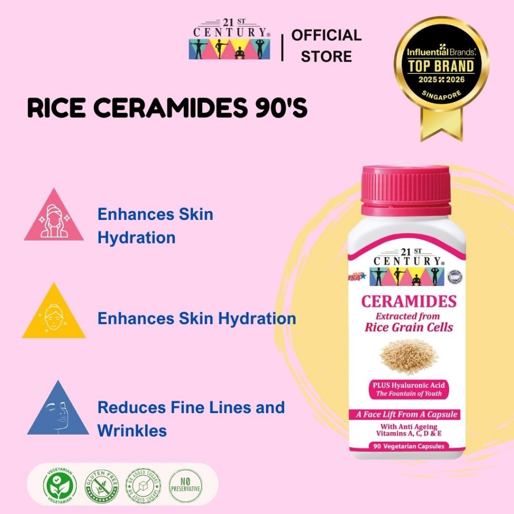 21st Century Ceramides From Rice Cells, Face Lift From A Capsule, 90 ...