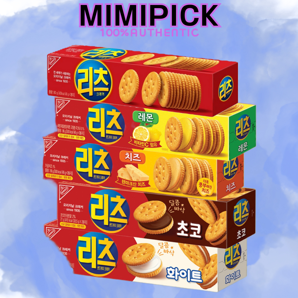 Ritz Korean Crackers – Original / Onion / Lemon / Chocolate / Cheese ...