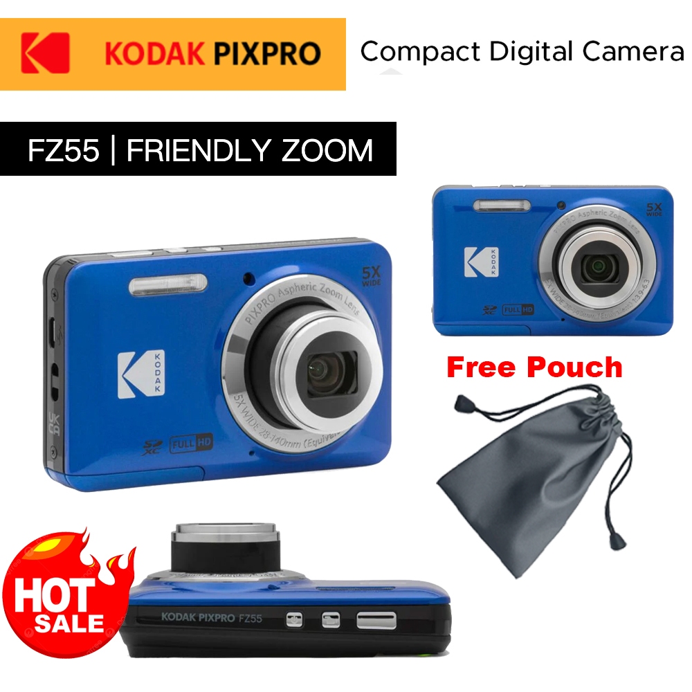 Kodak PIXPRO FZ55 Compact Digital Camera Point & Shoot 16MP Wide
