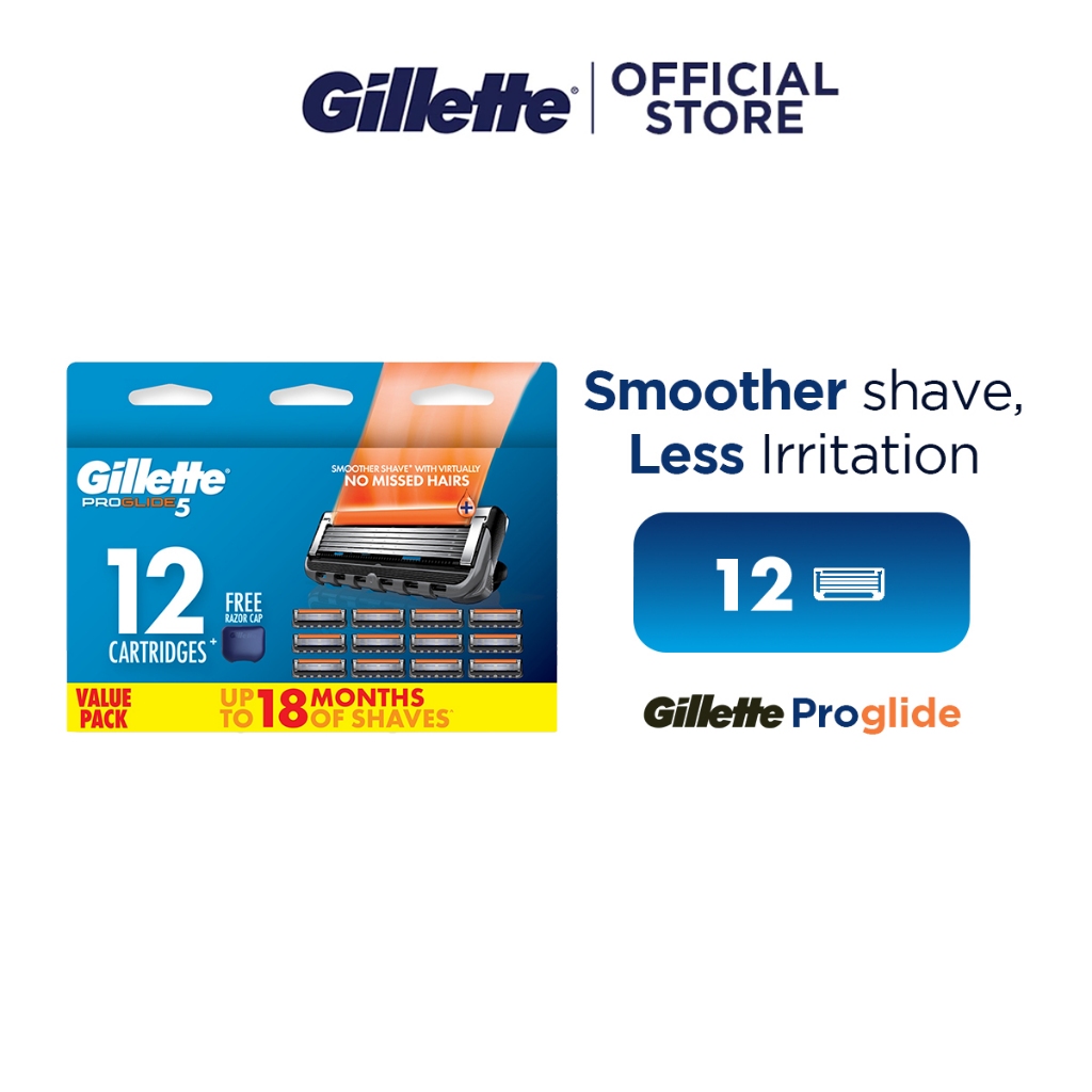 Gillette ProGlide FlexBall Razor Blades Refills Men's Shave Care (12 ...