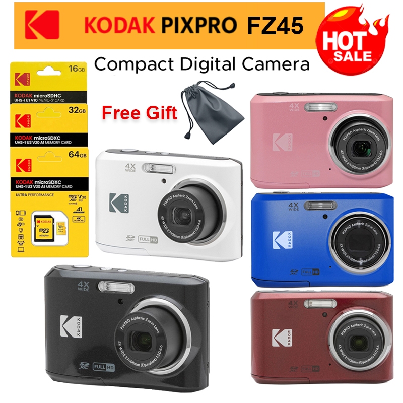 Kodak PIXPRO FZ45 Compact Digital Camera Point & Shoot | 5 Colors