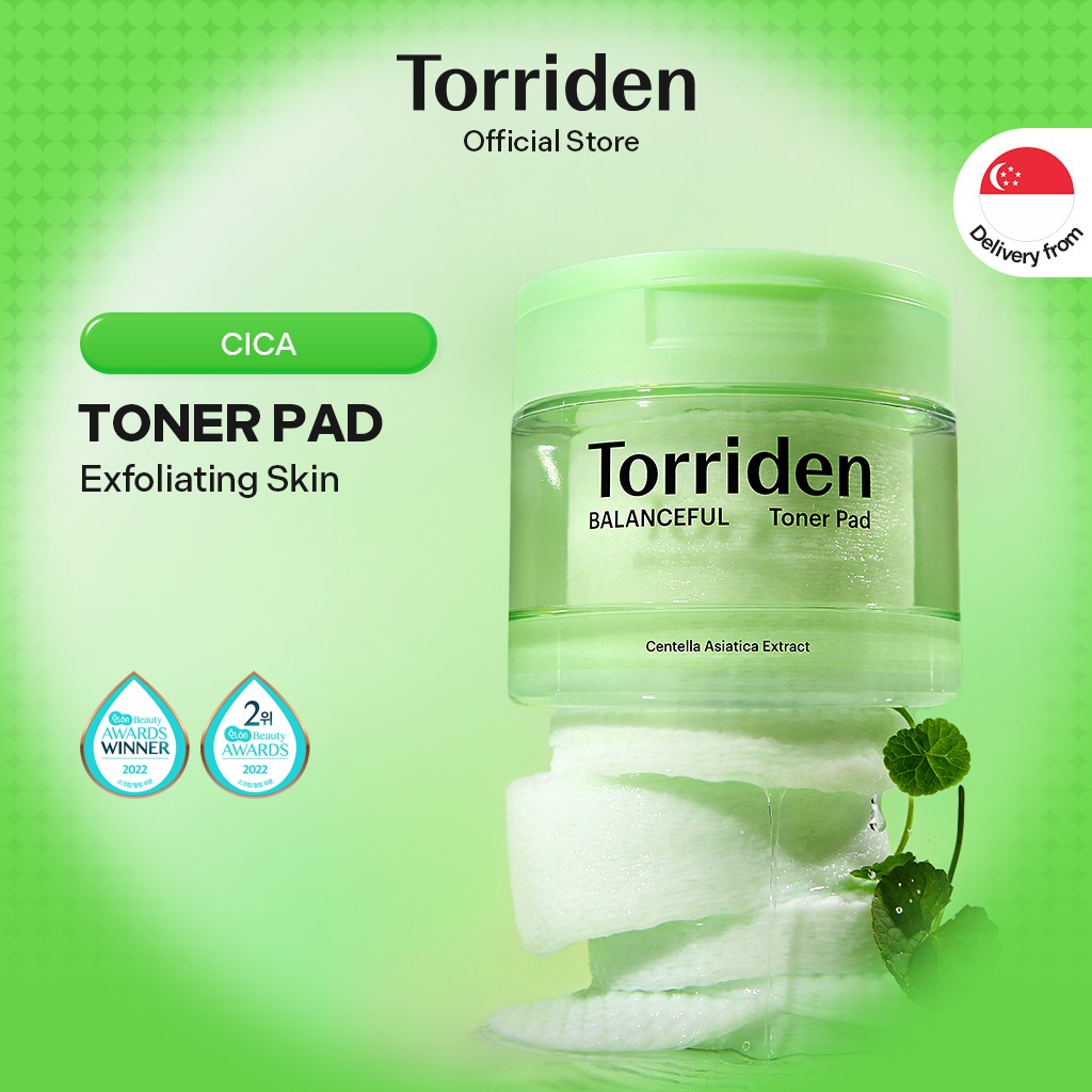 Torriden Official] BALANCEFUL Cica Daily Toner Pad for Cooling