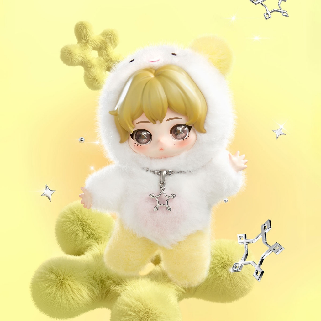POP MART aespa Fluffy Club Series Vinyl Plush Doll Pendant Blind