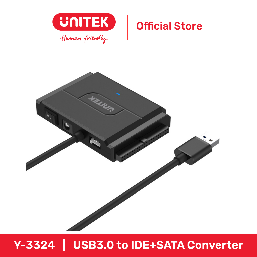 UNITEK SmartLink Trinity USB 3.0 to 3 Ports HDD / SSD Adapter | Shopee ...