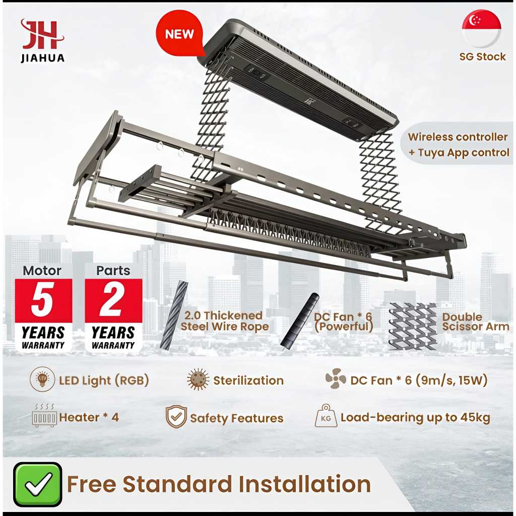 Automated Laundry Rack /Smart Clothes Drying Rack / Laundry Rack System ...