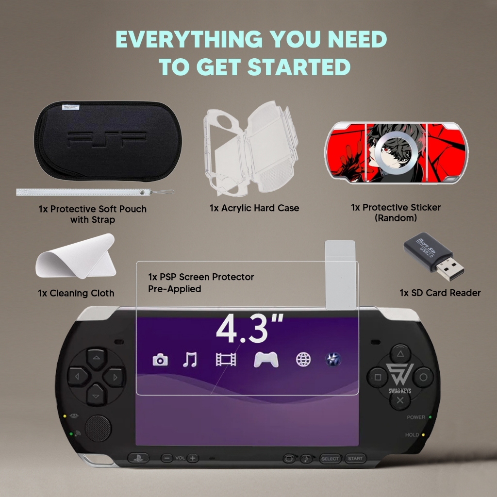 SG】Sony PSP 3000 Brand New Handheld Console Playstation Portable