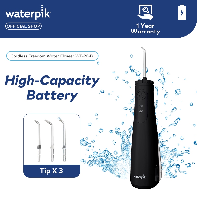 Waterpik WF-26 Cordless Freedom 2.0 Water Flosser,USB-C Rechargeable ...