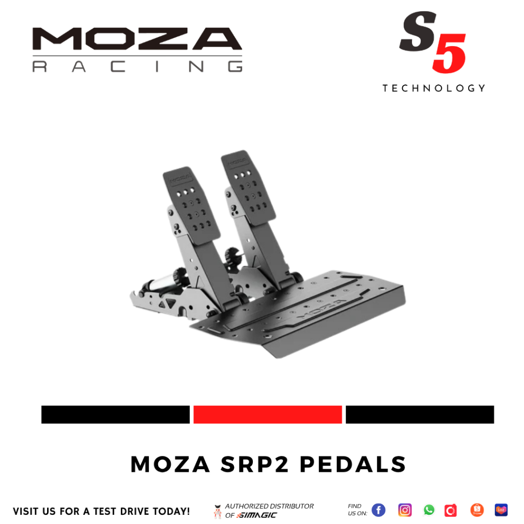MOZA SRP2 Pedals / MOZA SRP2 Clutch / MOZA Pedals / Sim racing pedals ...