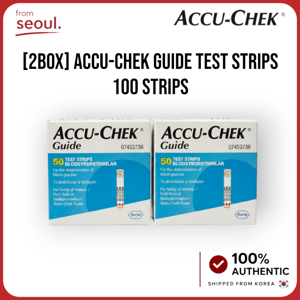 Accu-Chek Guide Blood Glucose Test Strips 100 Strips | Accu-Chek Test ...