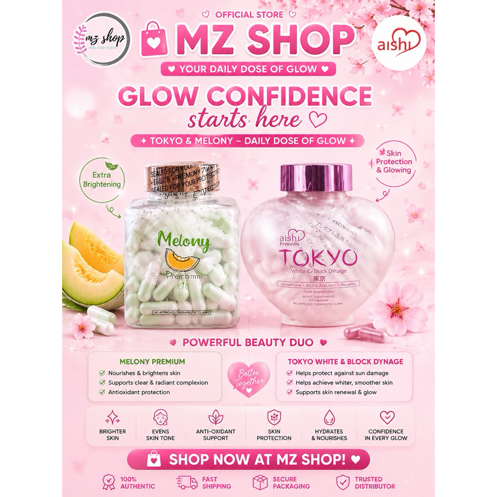 tokyo glutathione Aishi | Gluta melony 60caps / bottle Meanie Mel Turns Green! Sheet Mask Variation:4 x 5 Gallon Pails