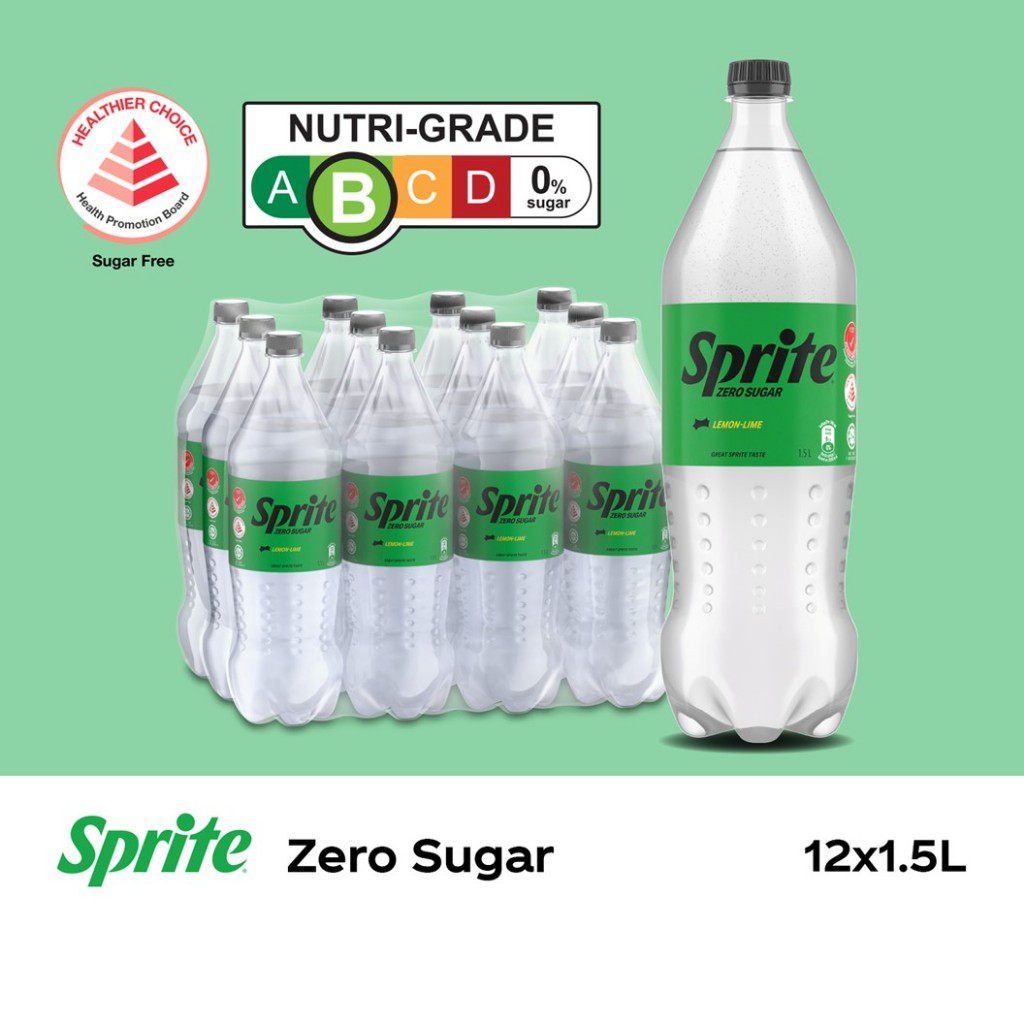 Sprite Zero Sugar (12 x 1.5L) - Case | Shopee Singapore