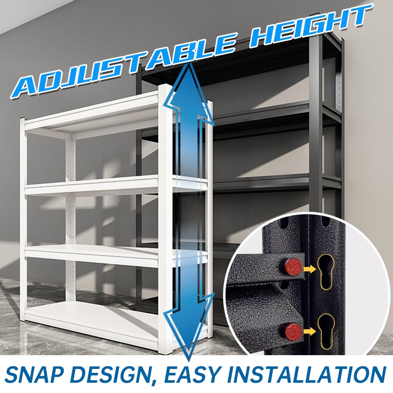 Heavy Duty Rack Storeroom Kitchen Storage Shelf Organiser Warehouse ...