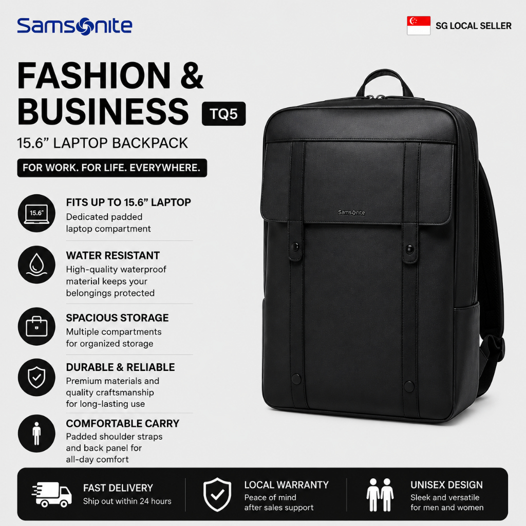 Samsonite Fashion Laptop 15.6inch Backpack Business Leisure water proof ...