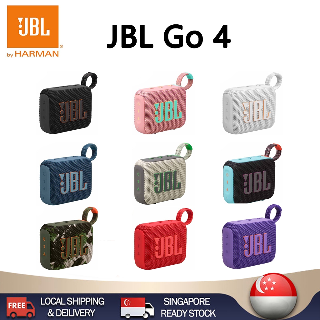 JBL GO4 /CLIP5 Wireless Speaker IP67 Waterproof Grade 5H Playing Time ...