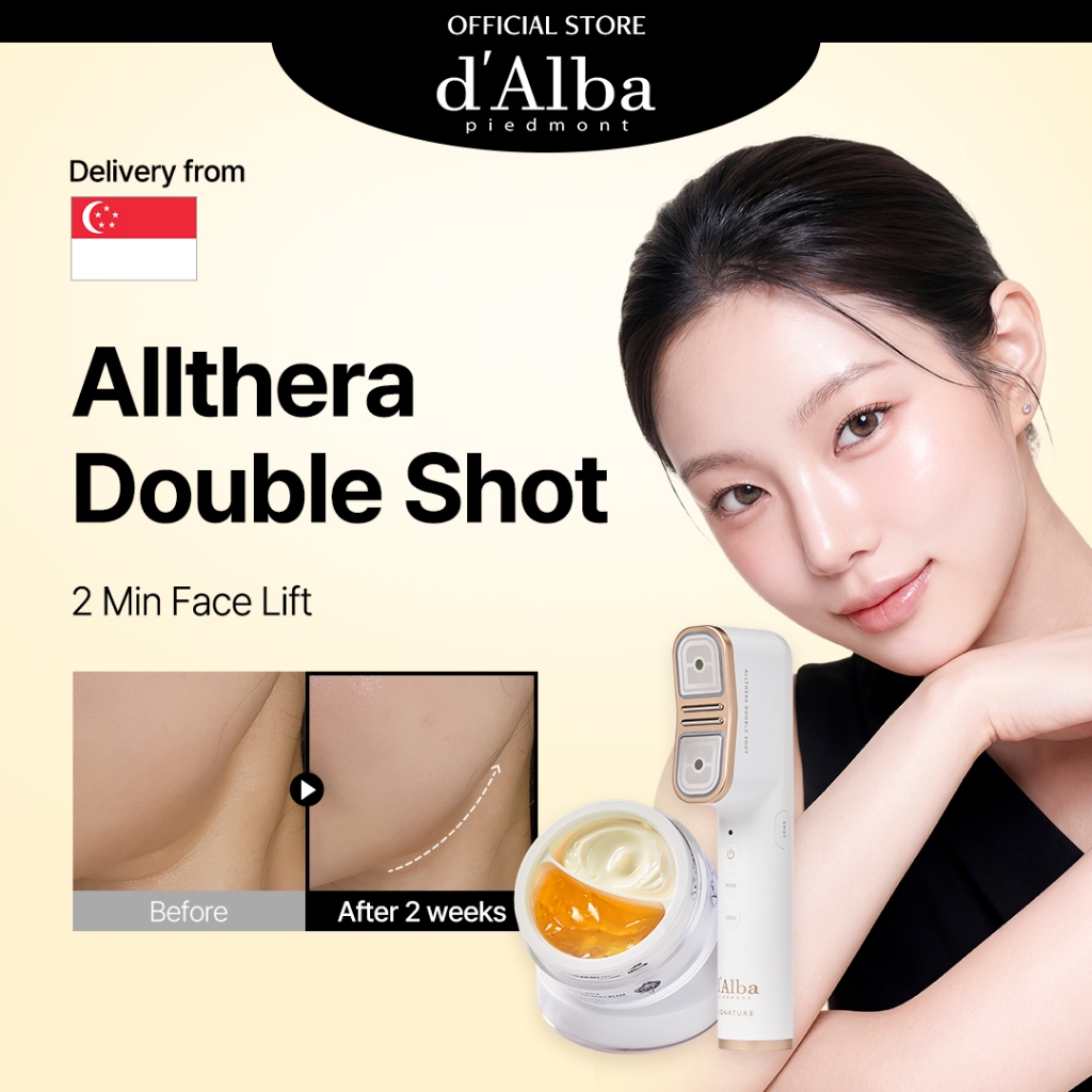 d'Alba Official] Allthera Double Shot Beauty Device | Shopee Singapore