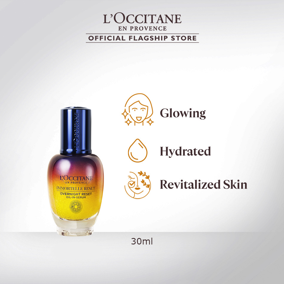 L'Occitane Immortelle Reset Serum – Glowing, Hydrated, Revitalized