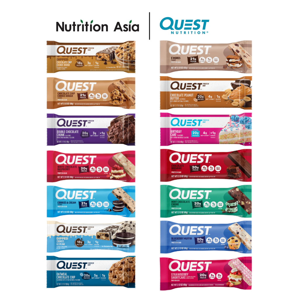 Quest Nutrition Protein Bar 12bars x 60g | Shopee Singapore