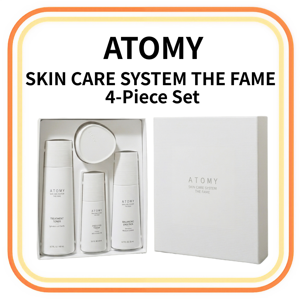 Atomy Skincare System The Fame 4-piece Set(Toner/Serum/Lotion/Nutrition ...
