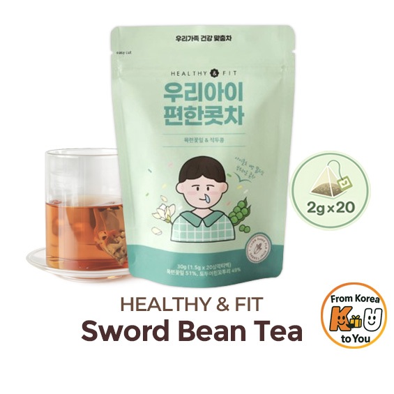 [HEALTHY & FIT] Sword Bean & Magnolia Petal Tea Bags 20T | Korean Tea ...