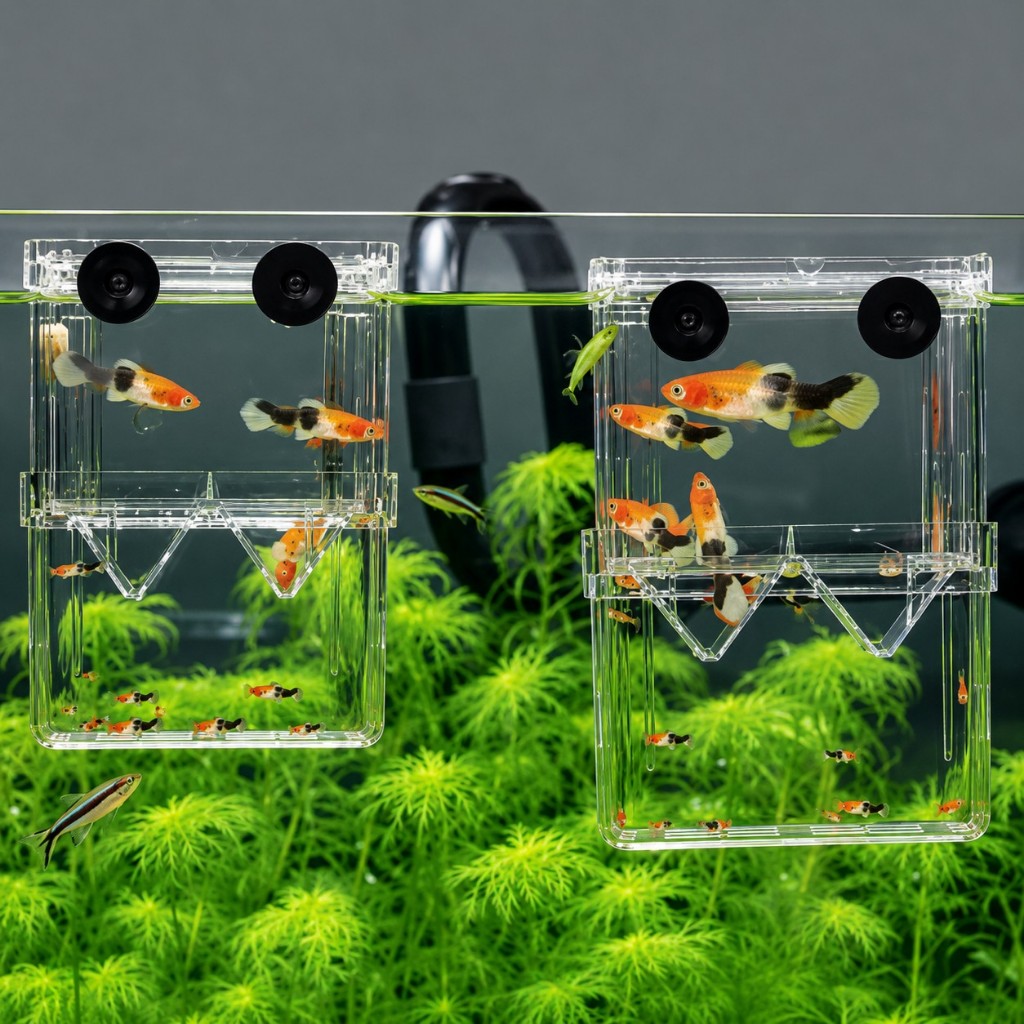 SG READY STOCK l Aquarium Fish Breeder Box Durable Betta Fish Tank Fish ...