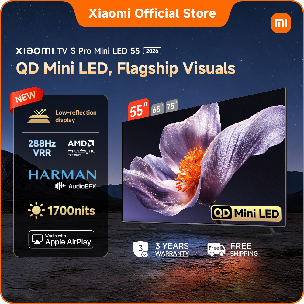Xiaomi TV S Pro Mini LED Series 2026 | 55‘’/65‘’/75‘’,QD-Mini LED, Low ...