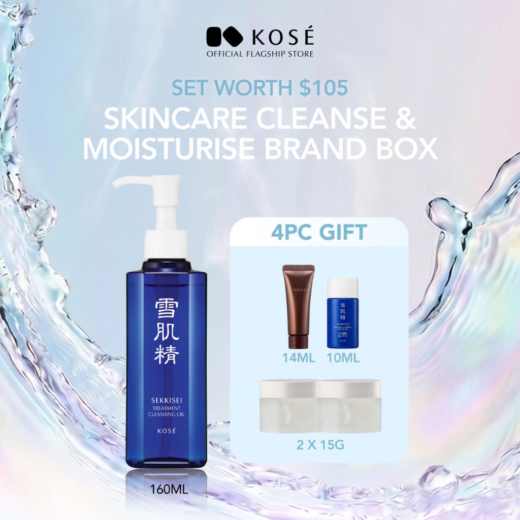 [May Exclusive] Kose Sekkisei Brightening Skincare Cleanse and ...